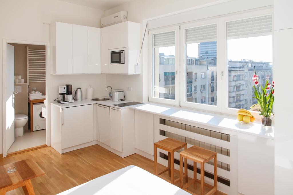 Apartment Slavia District Beograd Ruang foto